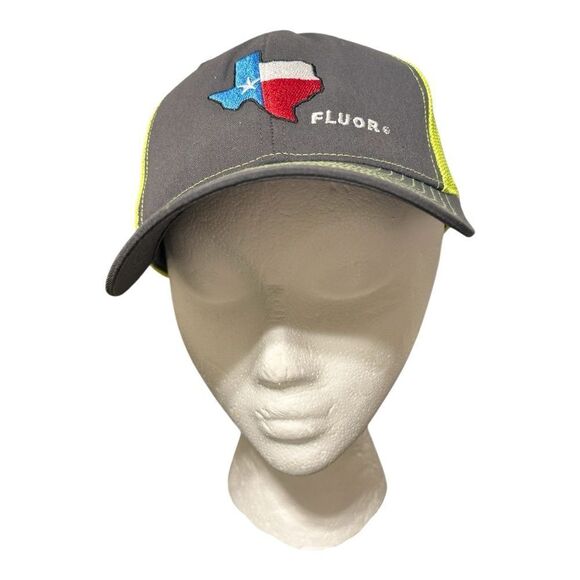 Fluor Gray and Yellow Texas Cap - Picture 2 of 9